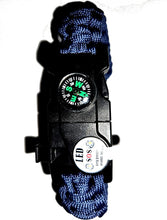 Load image into Gallery viewer, Survival Paracord Bracelet 20 in 1 Adjustable Gear Kit with SOS LED - Light Fire Starter - Compass - Survival Whistle- Perfect for Camping - Hiking - Fishing
