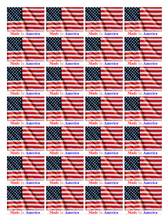 Load image into Gallery viewer, Made In America Sticker Bulk Order 1.5" x 1.25" (28 Per Sheet)