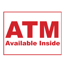 ATM Sticker, Custom Sizes, Waterproof