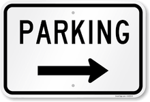 Load image into Gallery viewer, Parking/No Parking Sign Sticker, Custom Sizes, Waterproof
