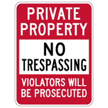 Load image into Gallery viewer, No Trespassing Stickers, Custom Sizes, Waterproof
