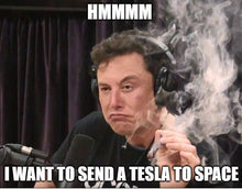 Load image into Gallery viewer, Elon Musk Famous Joe Rogan Smoke Face Meme Stickers, Custom/Presorted Sizes, Waterproof
