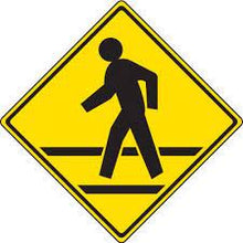 Load image into Gallery viewer, Walking Lane/ No Walking Sign Sticker, Custom Sizes, Waterproof
