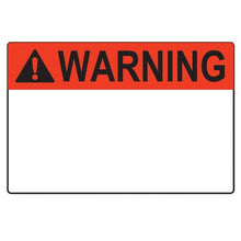 Load image into Gallery viewer, Warning Sign Sticker, Custom Sizes/Presorted Sizes, Waterproof
