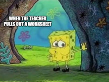 Load image into Gallery viewer, Spongebob Stressed, Stickers, Custom Sizes, Waterproof
